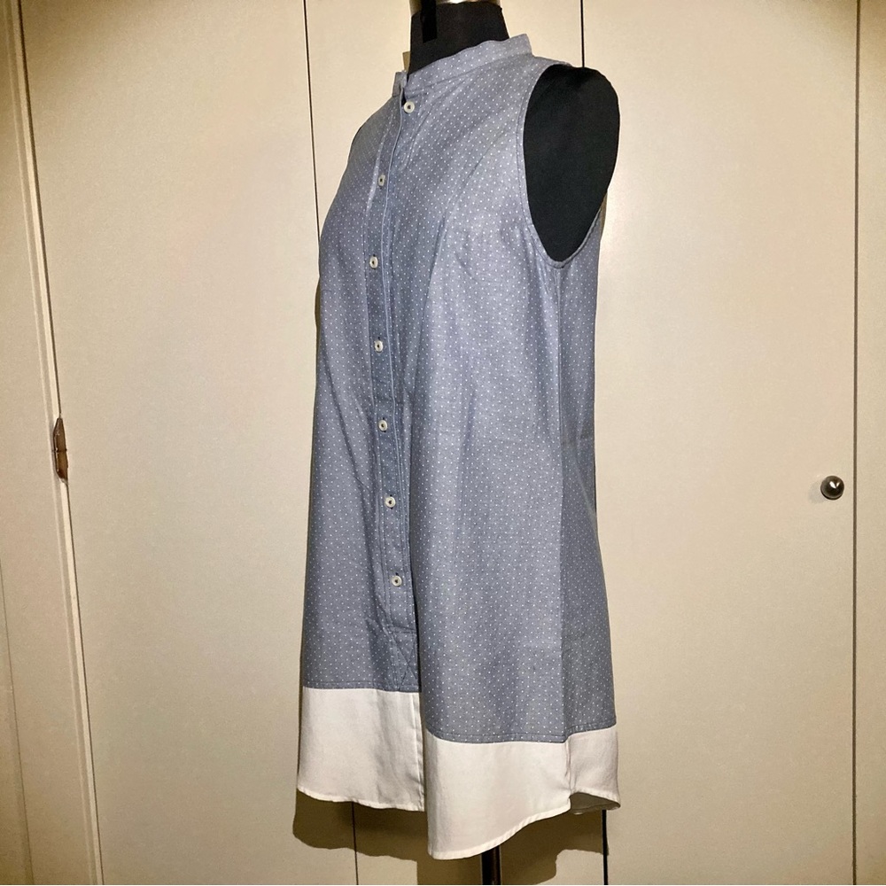 Victoria’s Secret button down dress, polka dots, size small